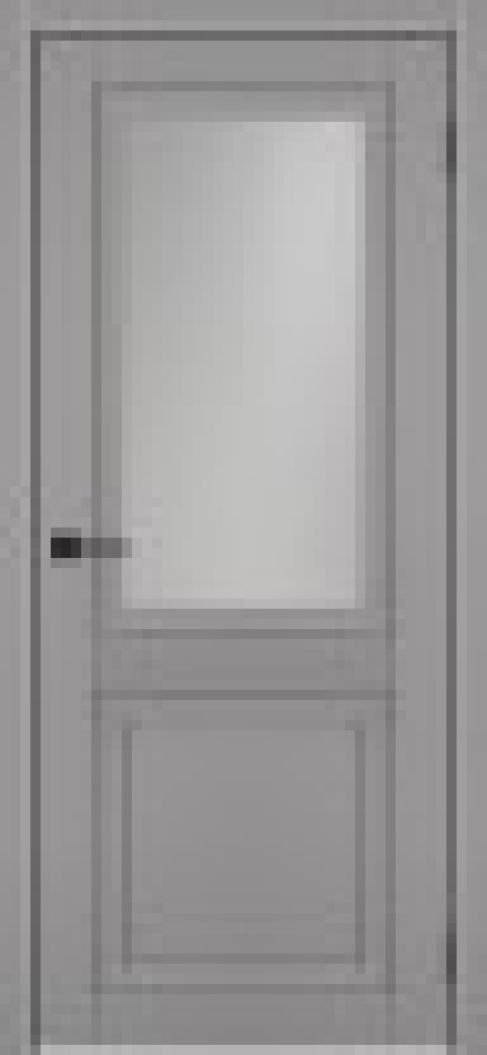 Межкомнатная дверь Tandoor «Деканто» со стеклом, серый бархат