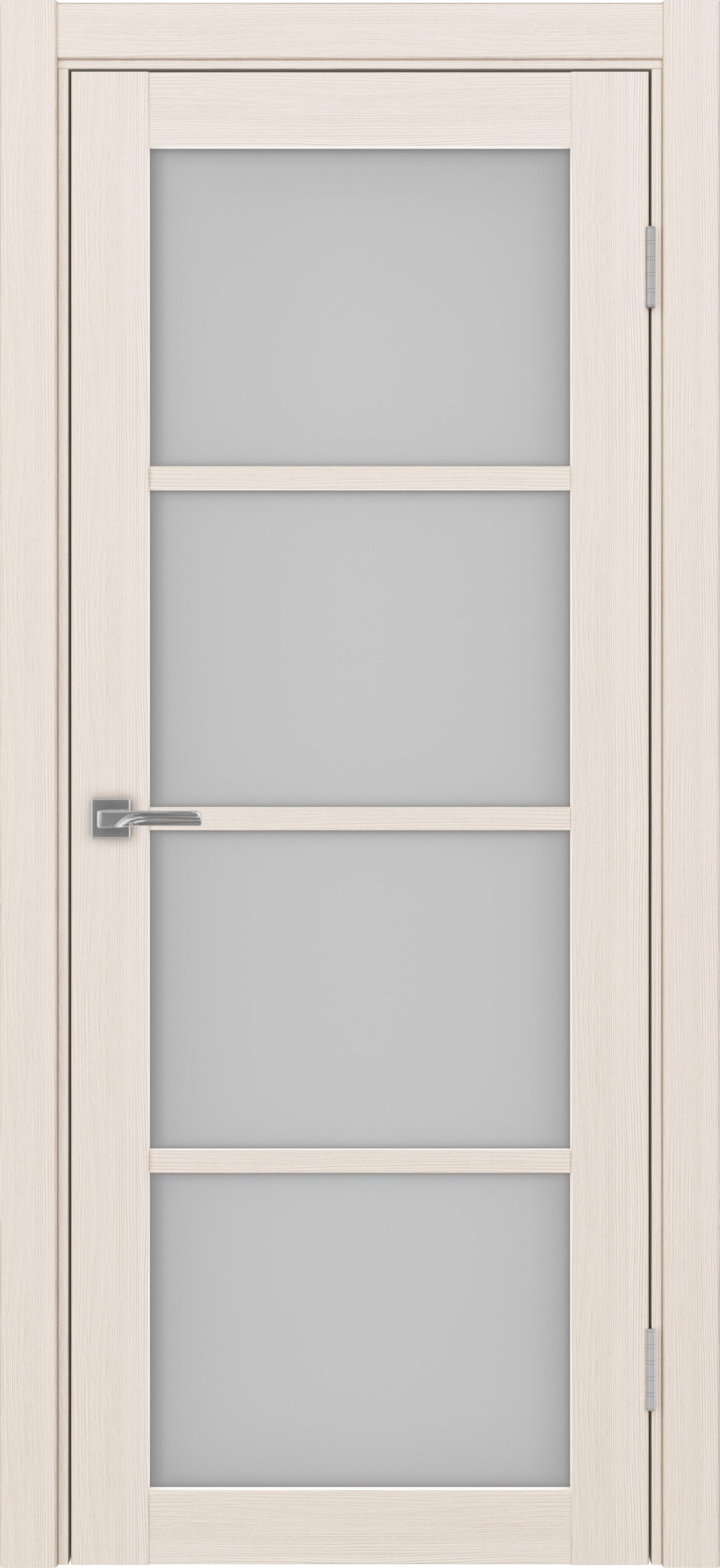 Межкомнатная дверь «Турин 540.2222 Ясень перламутровый» стекло сатин